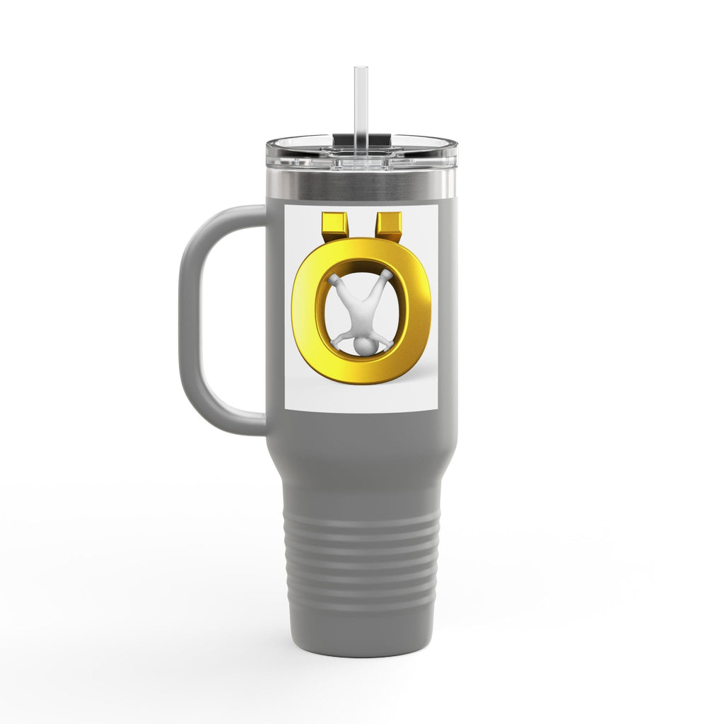 Gold Letter Ö Travel Mug | 40oz Insulated Tumbler