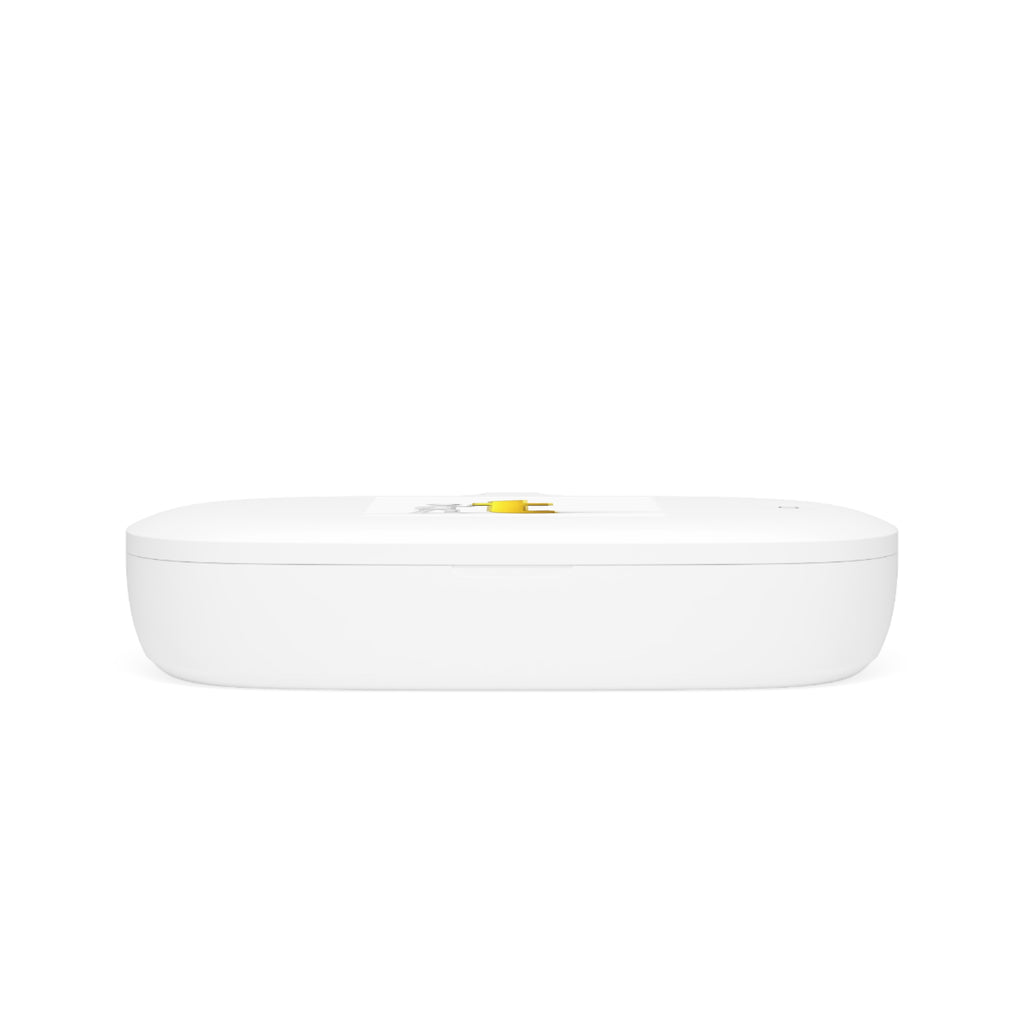 Yellow Letter T Design UV Phone Sanitizer and Wireless Charging Pad