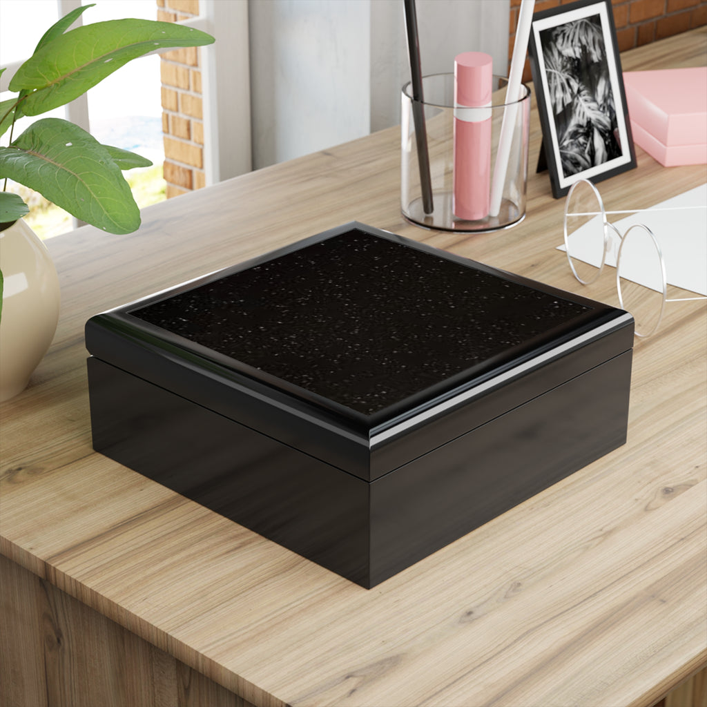 Night Sky Jewelry Box | Glossy Lacquered Keepsake Box