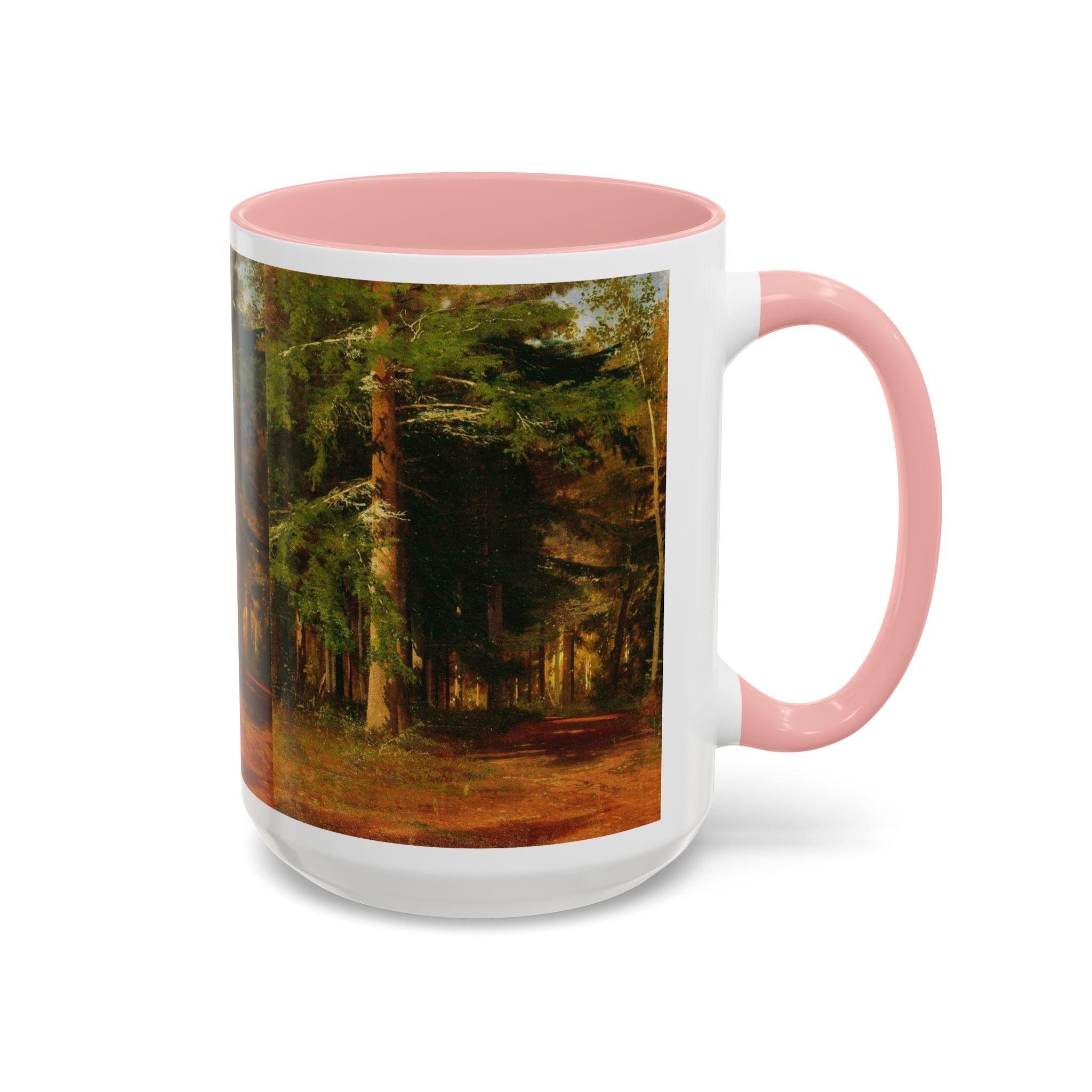 Waldweg-Malerei Tasse | Akzent-Kaffeetasse 11oz 15oz