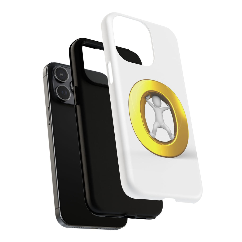 3D Gold Letter O Figure Phone Case | Tough Magnetic Case
