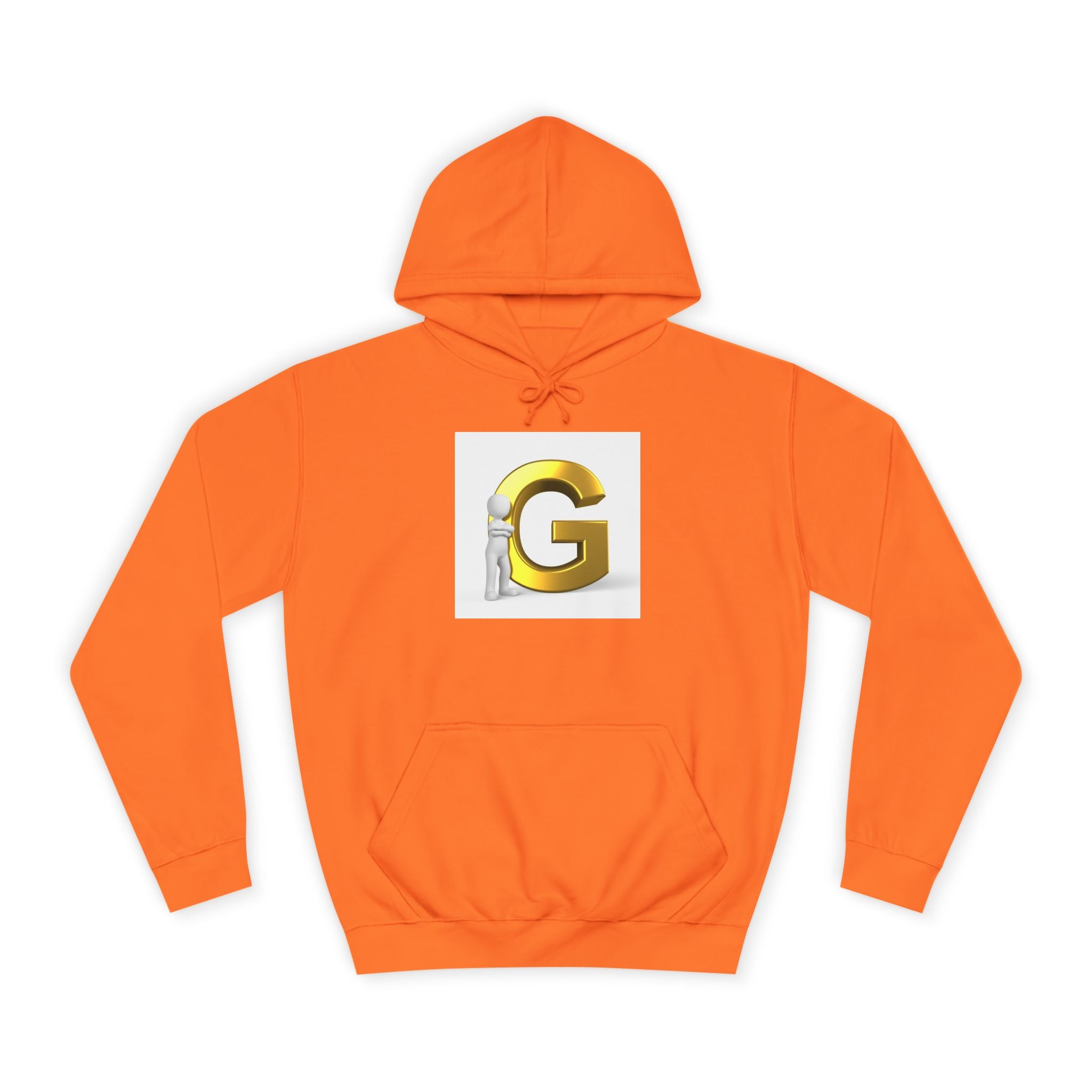 Gold Letter G Hoodie | Initial G Monogram sweatshirt