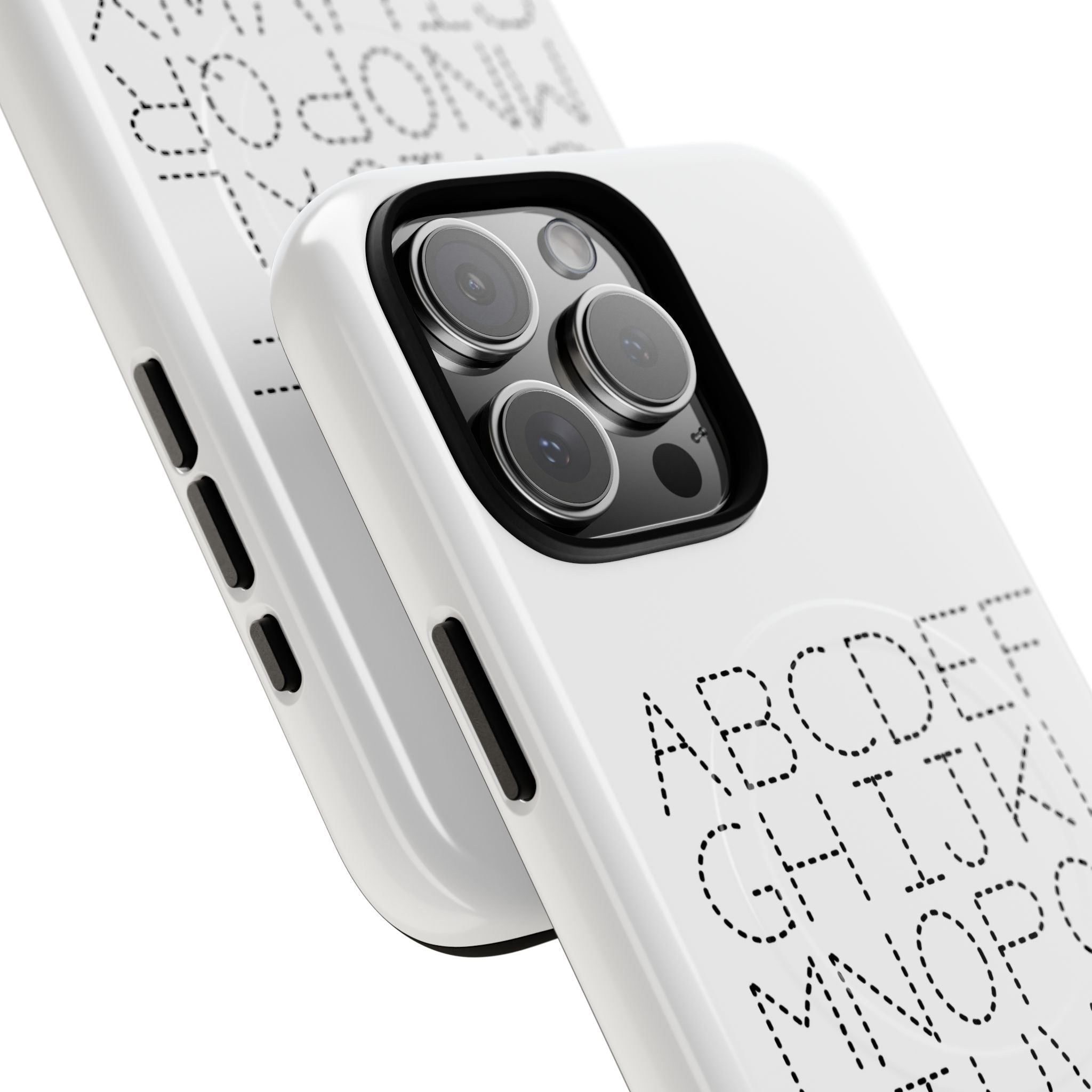 Dotted Alphabet Phone Case | Tough Magnetic Case