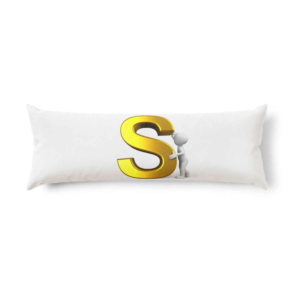 Body Pillow | 3D Letter S
