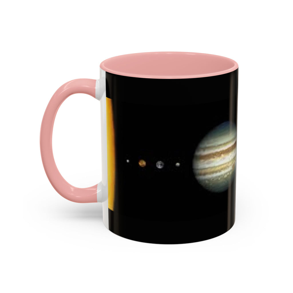 Planeten-Sonnensystem-Tasse | Akzent-Kaffeetasse mit Saturn und Jupiter