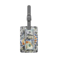 Cash Collage Luggage Tag | Rectangle Saffiano Polyester