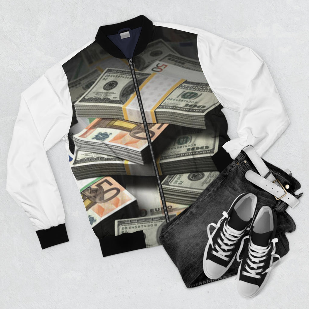 Billionaire Men's Aviator Inspired Bomber Jacket Handcrafted  The Ultimate Statement of Wealth for the Elite Gentleman
