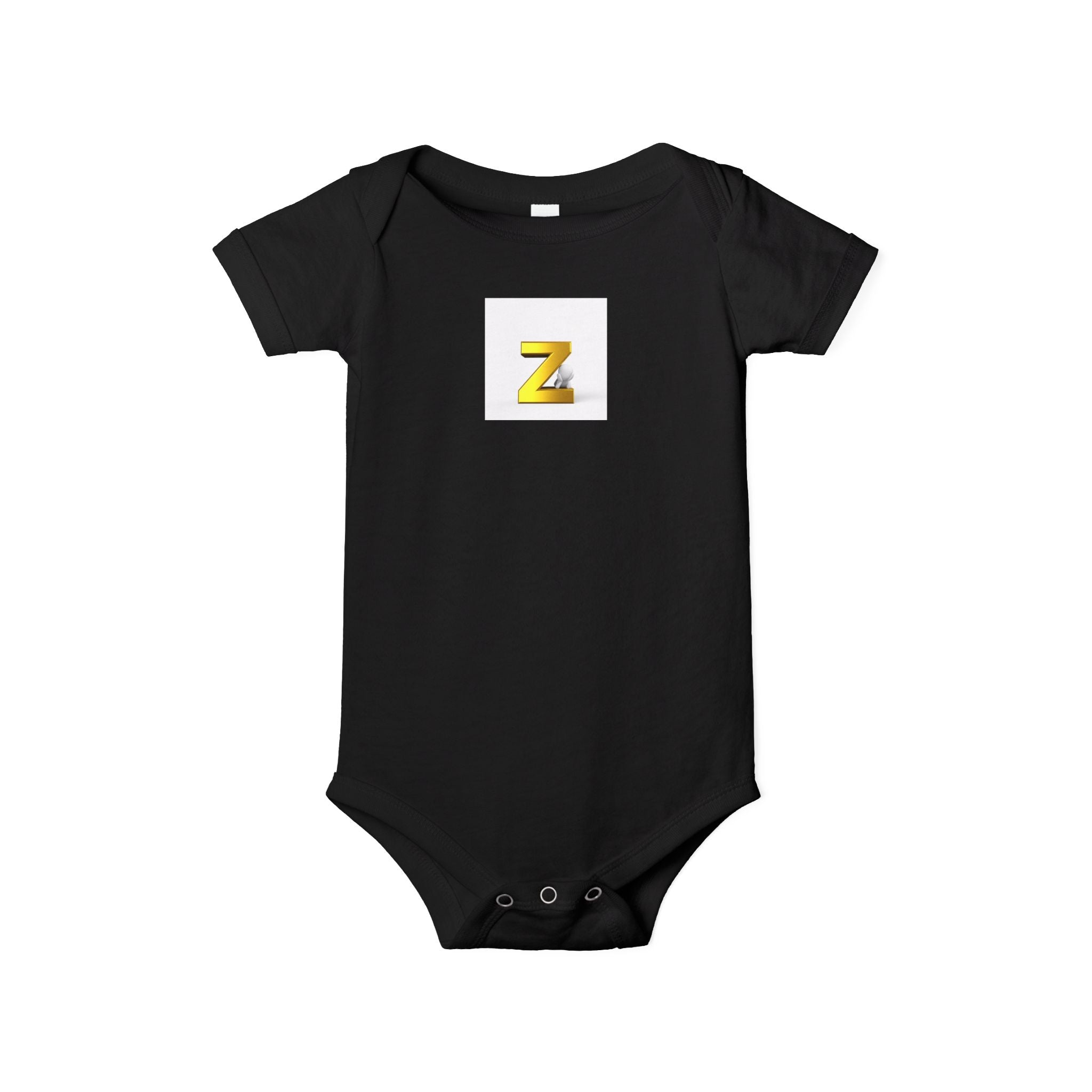 Grenouillère Bébé Lettre Z Dorée | Monogramme Body Bébé