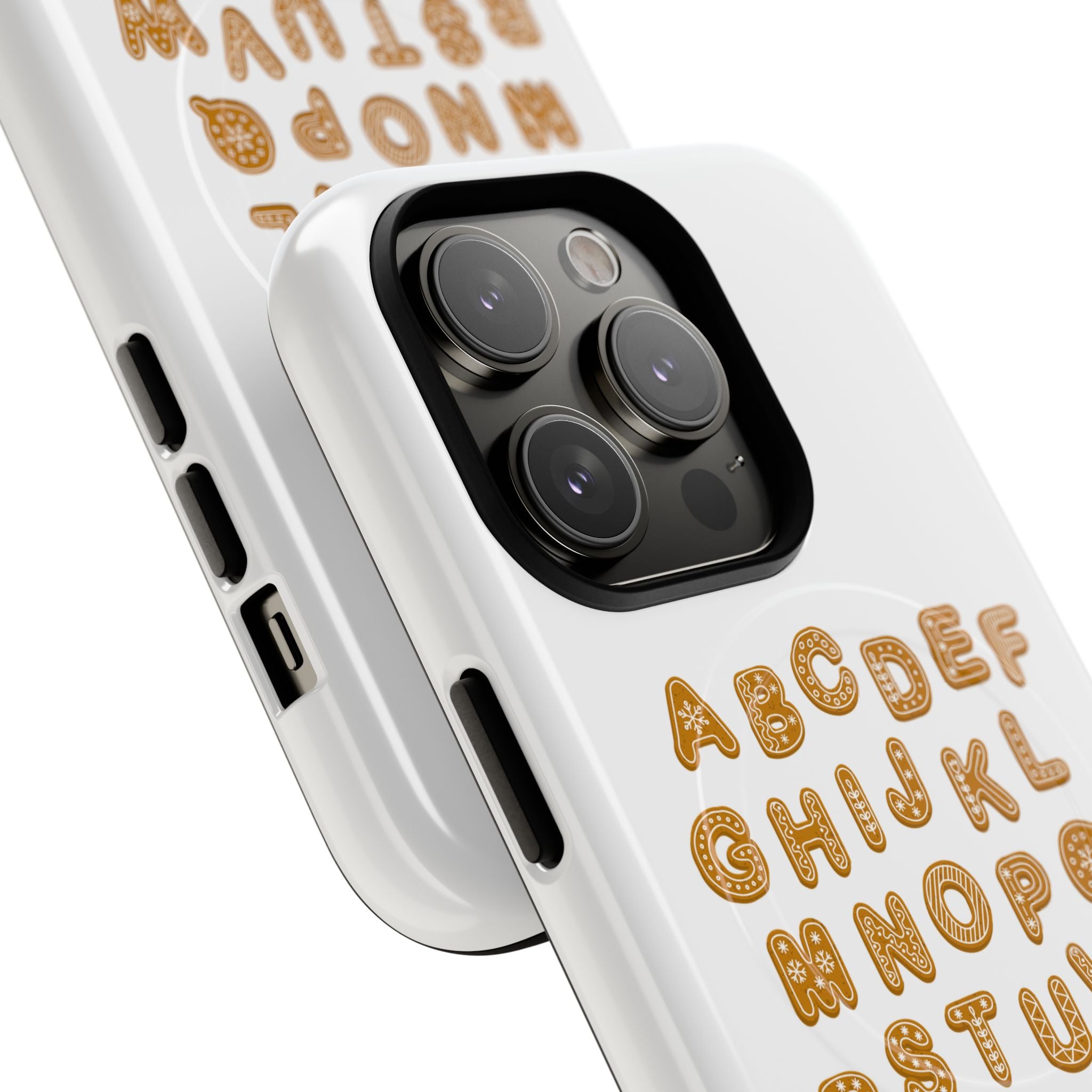 Cookie Alphabet Phone Case | Tough Magnetic Case, Cute Lettering