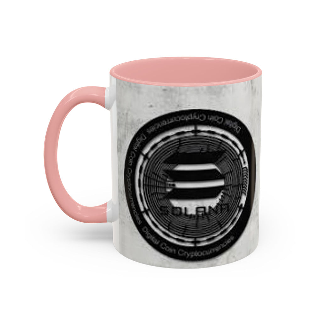 Solana Logo Coffee Mug | Crypto Coin Accent Mug 11oz 15oz