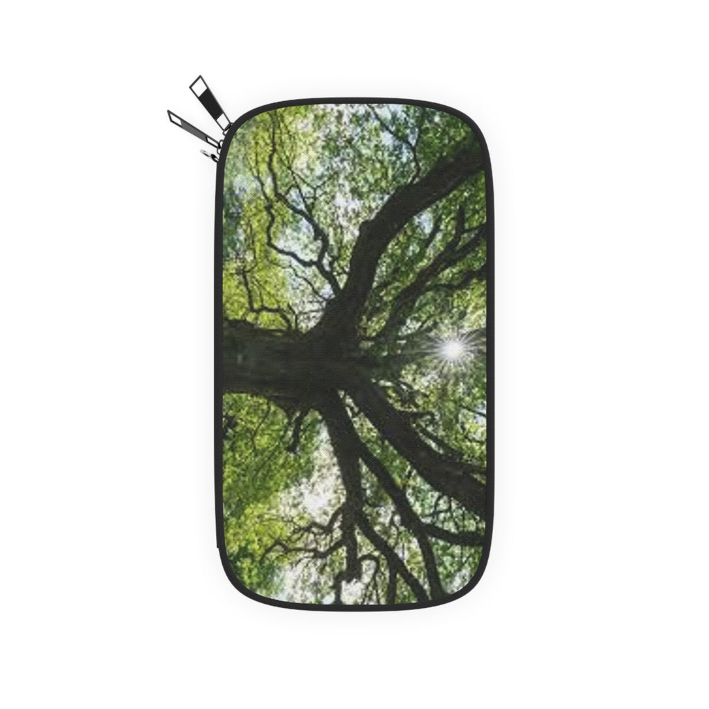 Sunlit Canopy Tree Passport Wallet | Nature Travel Accessory