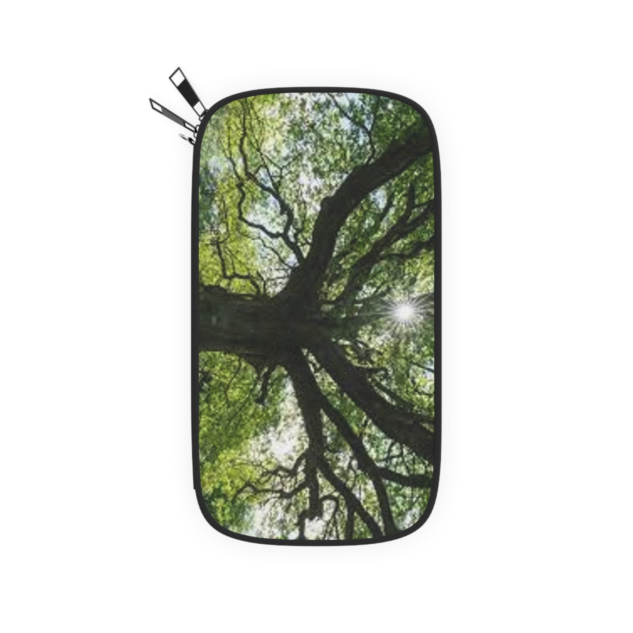 Sunlit Canopy Tree Passport Wallet | Nature Travel Accessory