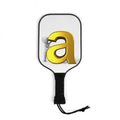 Gold Letter 'a' Pickleball Paddle