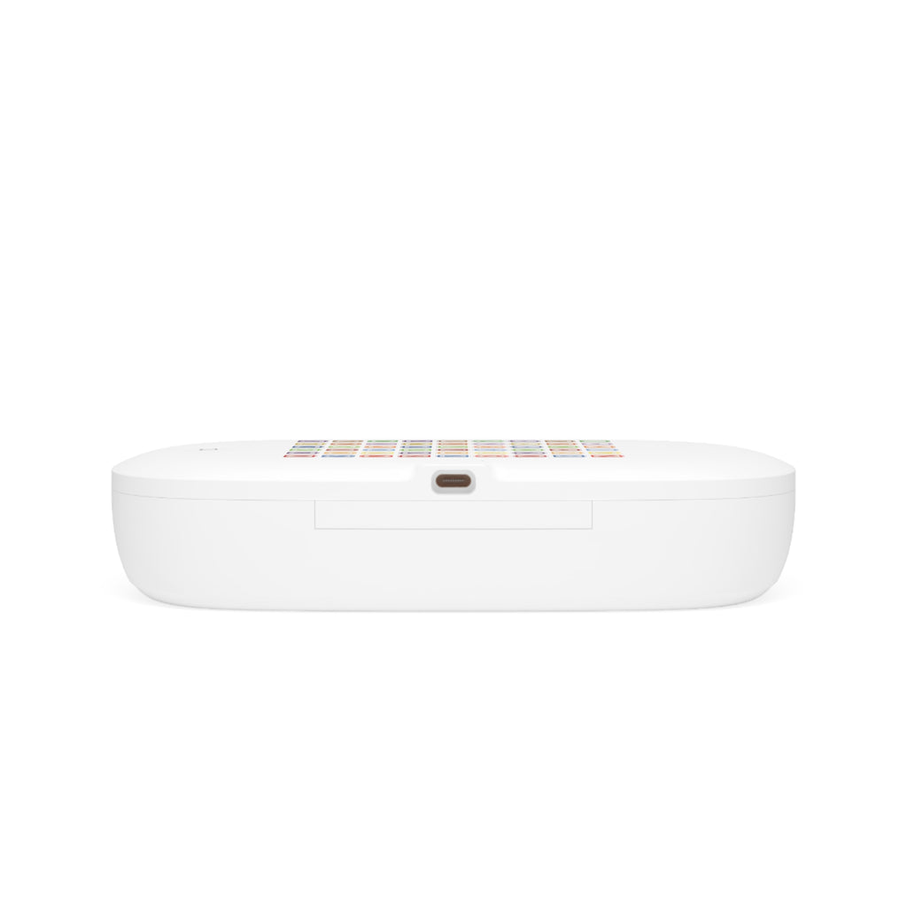 Colorful App Icon Grid UV Phone Sanitizer and Wireless Charging Pad