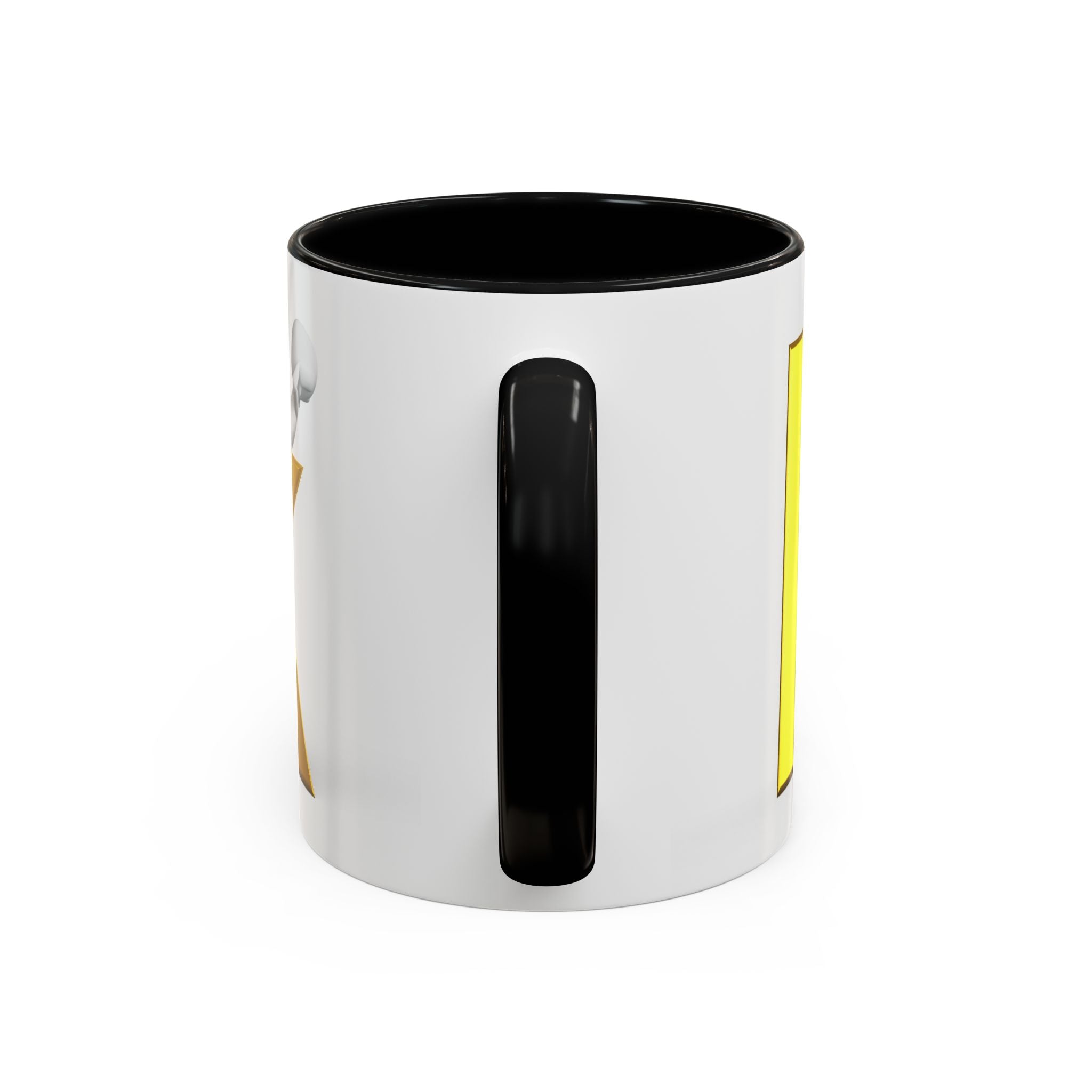 Tasse à café avec lettre K dorée | Tasse à anse colorée 325 ml ou 443 ml