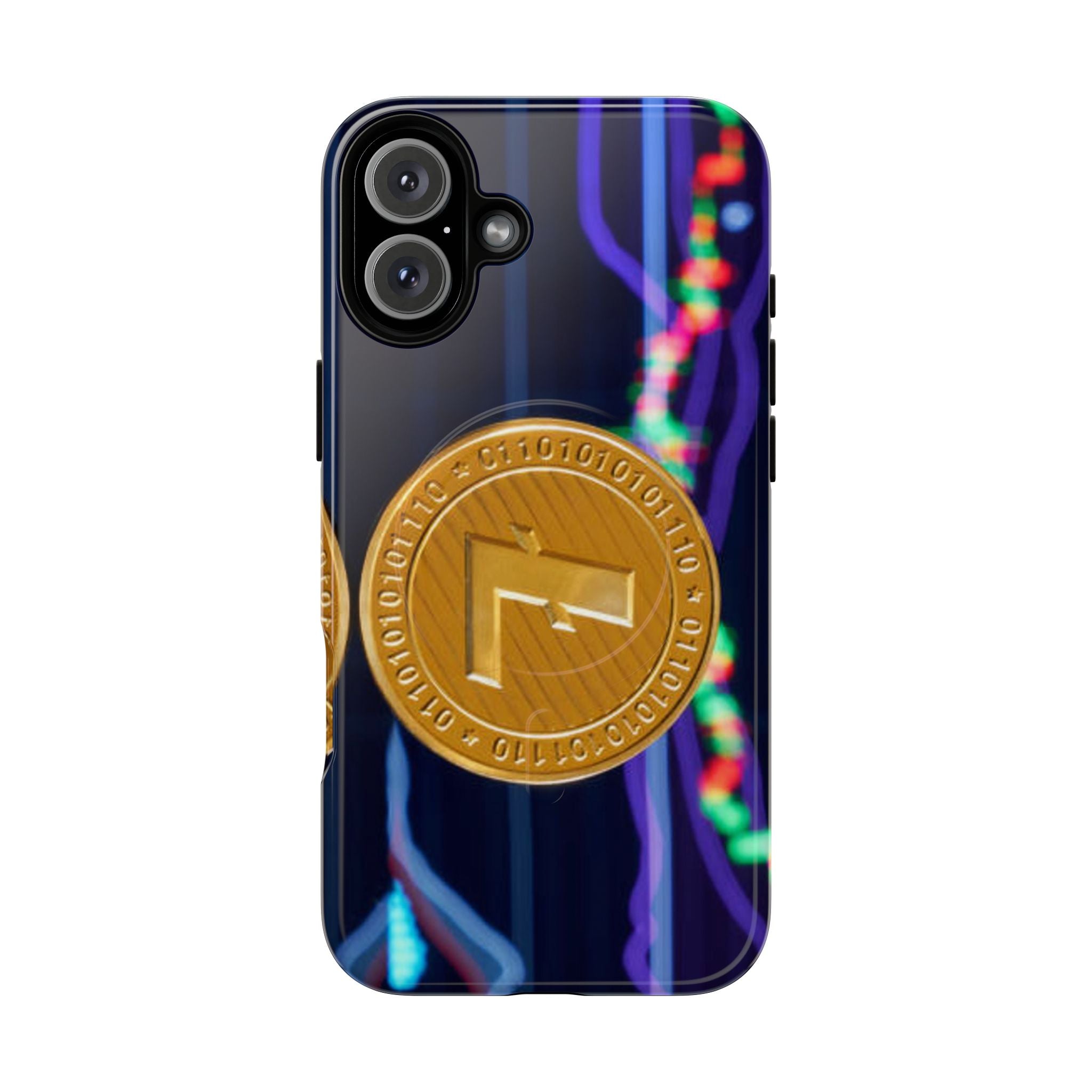 Coque de téléphone Litecoin Crypto Coin | Coque magnétique résistante, design Blockchain