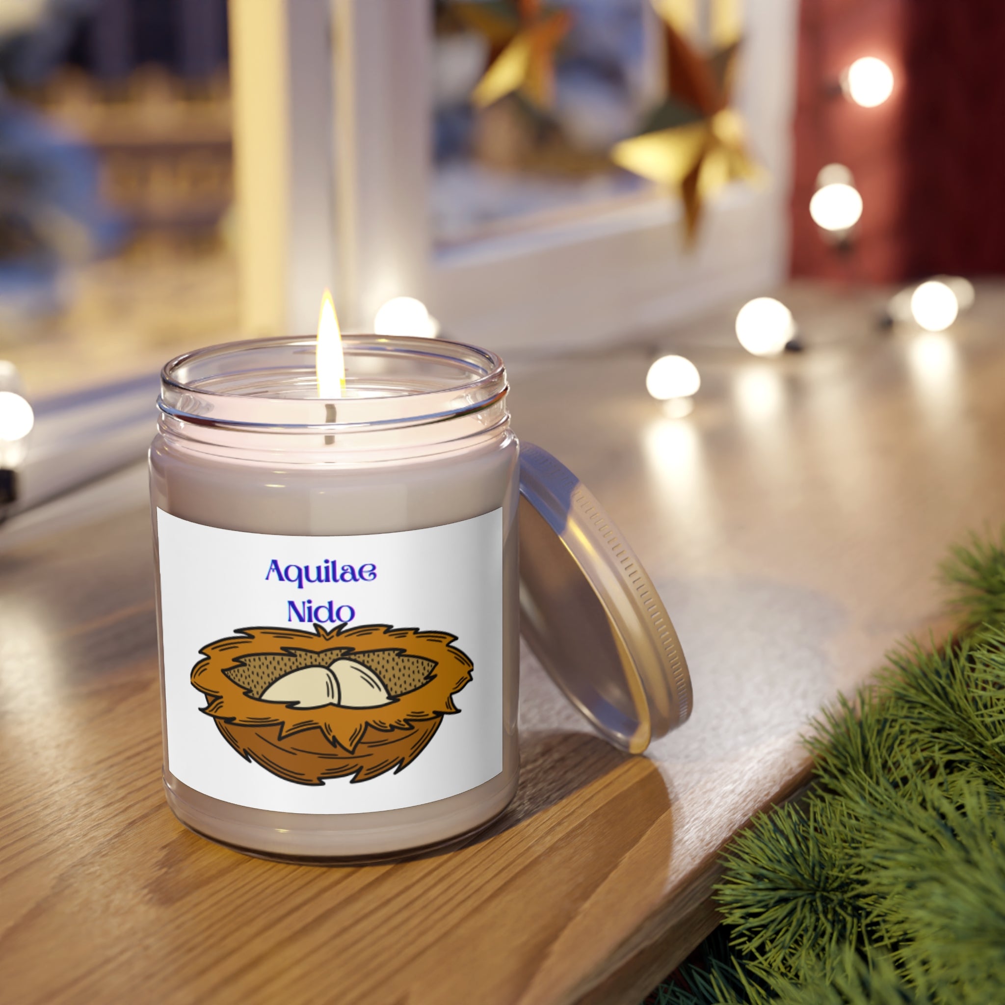Aquilae Nido Nest Illustration Bougie | Bougie de soja 9 oz