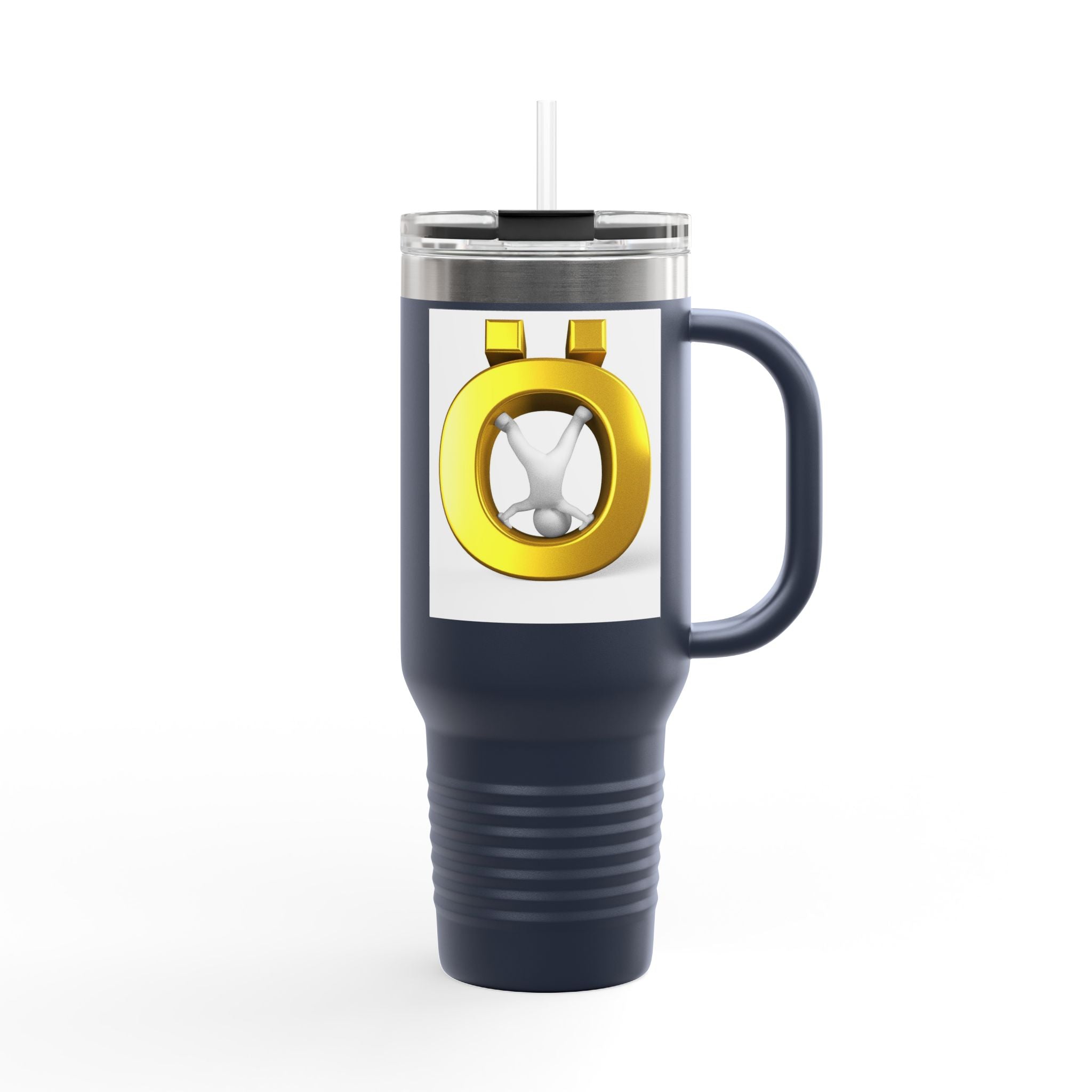 Gold Letter Ö Travel Mug | 40oz Insulated Tumbler
