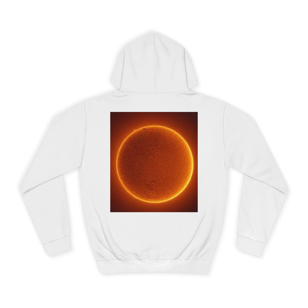 Fiery Solar Ring Hoodie | Sun Eclipse Graphic, Space Astronomy Sweatshirt