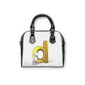 Gold Letter D Monogram Shoulder Handbag | Initial D Purse