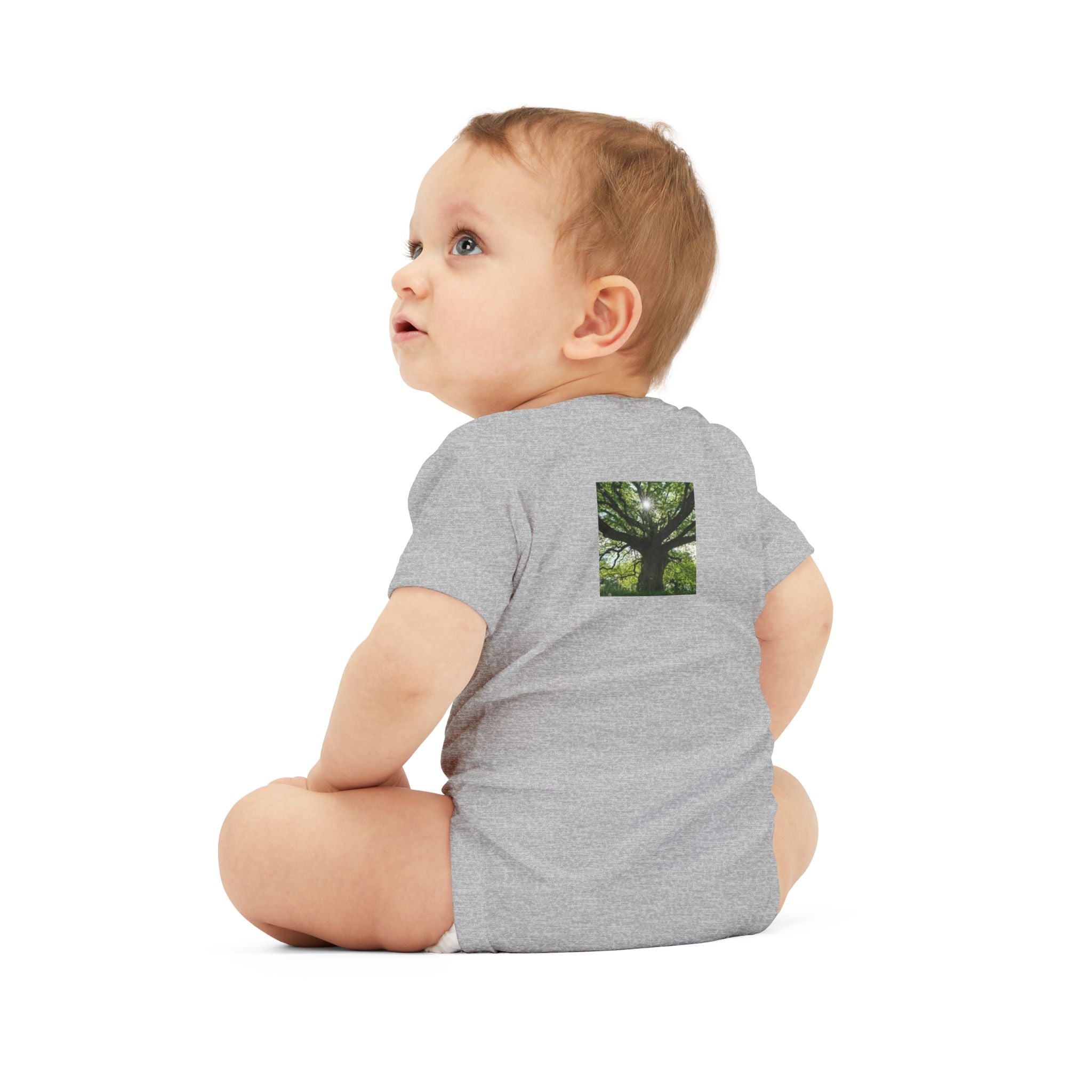 Majestic Oak Tree Infant Onesie | Tree Photo Baby Bodysuit
