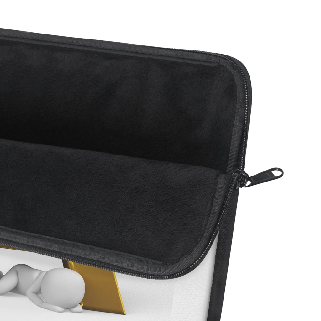 Gold Letter Ä monogram Laptop Sleeve | Scandinavian initial design