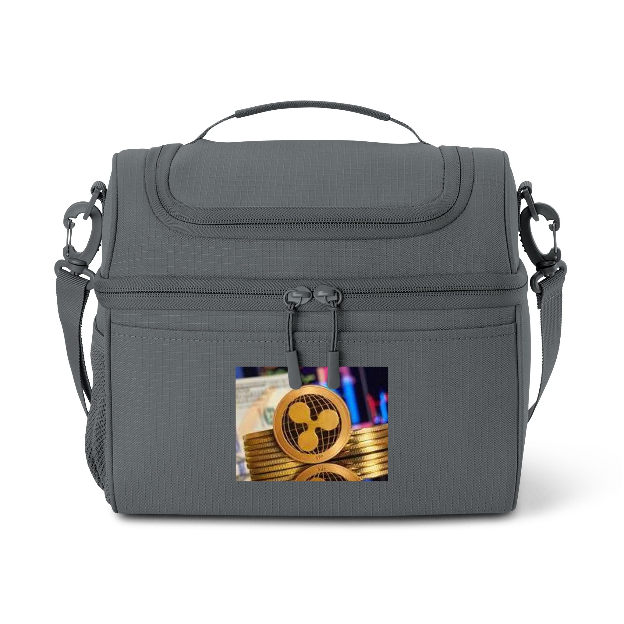 Ripple Crypto Coin Cooler Bag | Insulated Lunch Cooler, Cryptocurrency Design