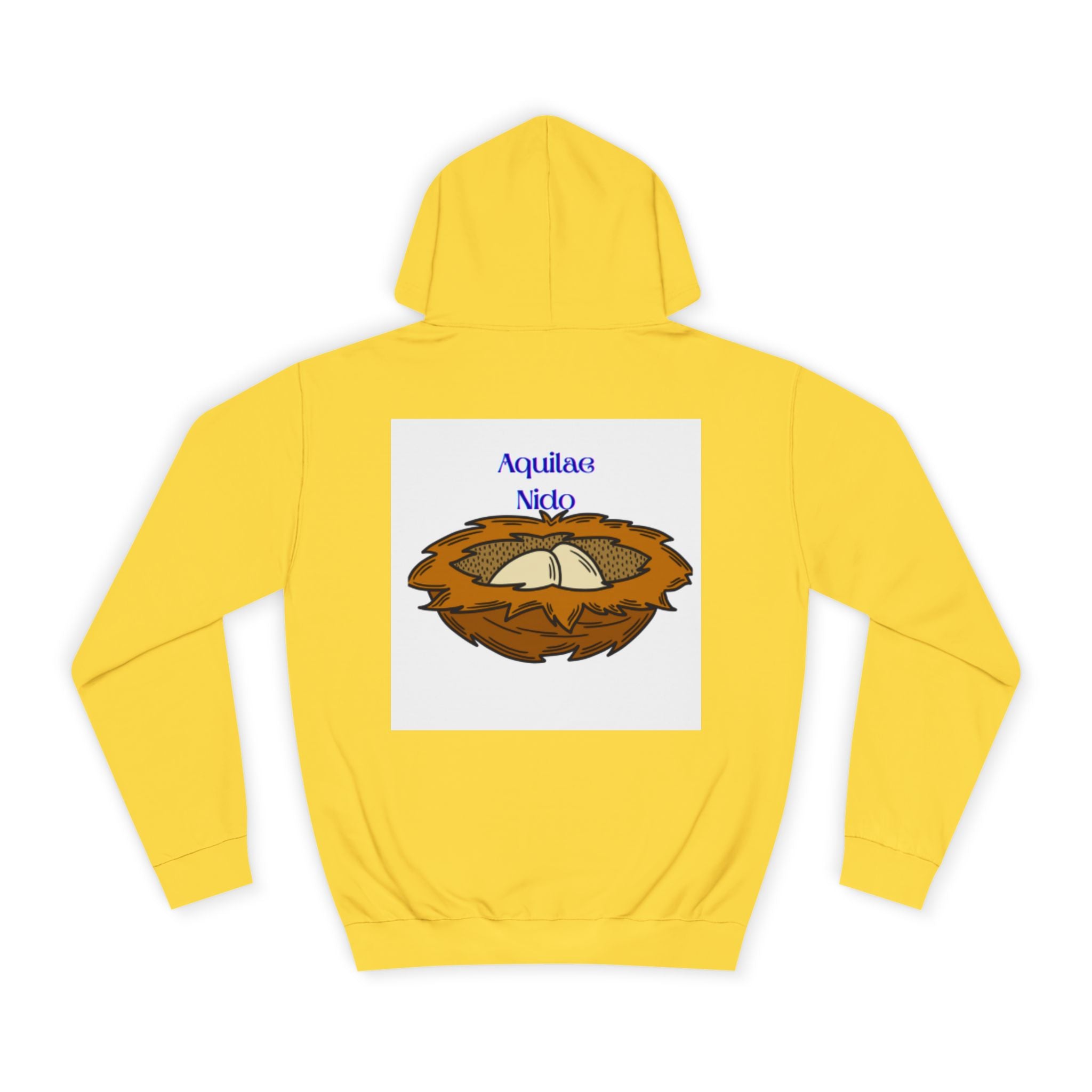Aquilae Nido Nest Illustration Hoodie | College Crest Style