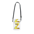 Gold 3D Letter Z Small Cell Phone Wallet | Crossbody Phone Pouch