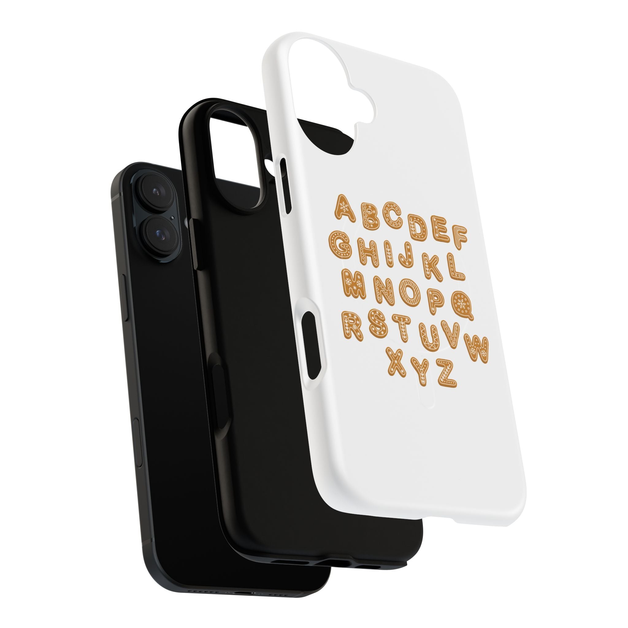 Cookie Alphabet Phone Case | Tough Magnetic Case, Cute Lettering