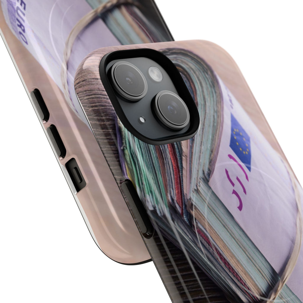 Stack of Euro Banknotes Phone Case | Money Roll iPhone Case, Cash Print