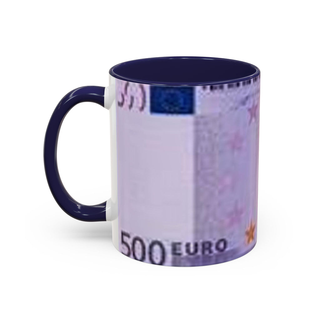 500 Euro Banknote Tasse | Akzent-Kaffeetasse 11oz 15oz