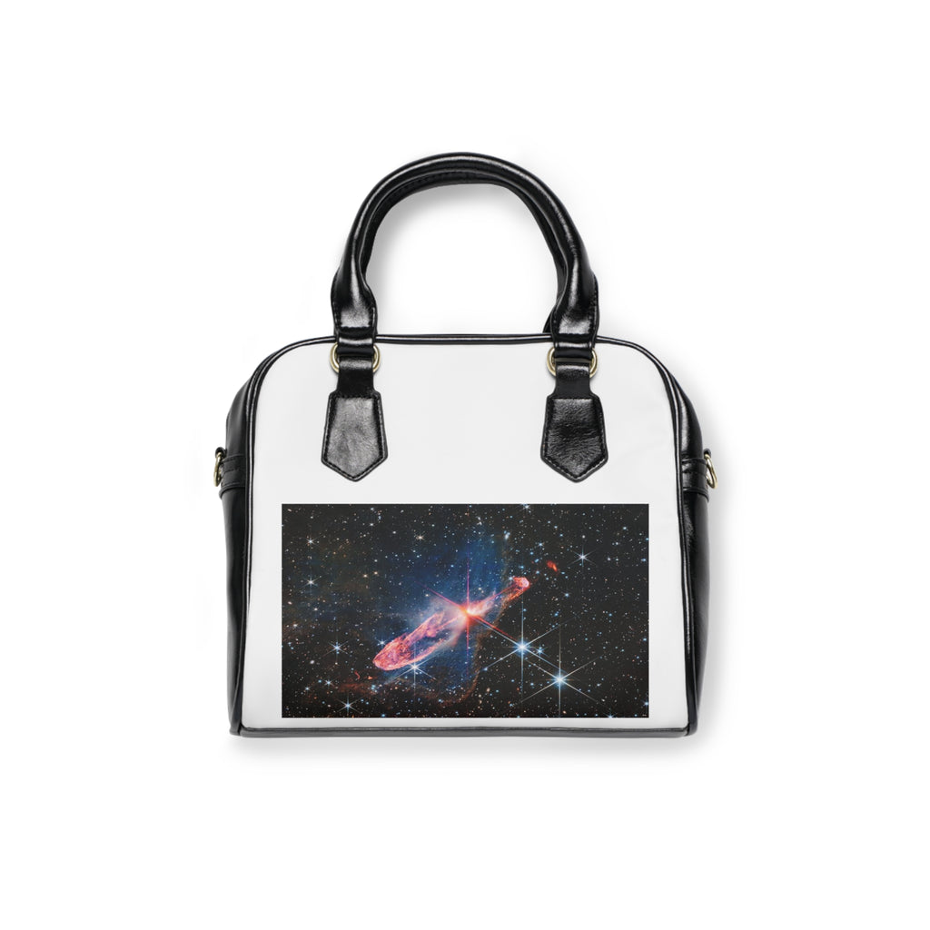 Cosmic Nebula Print Shoulder Handbag | Space Galaxy Stars, Astronomical Design