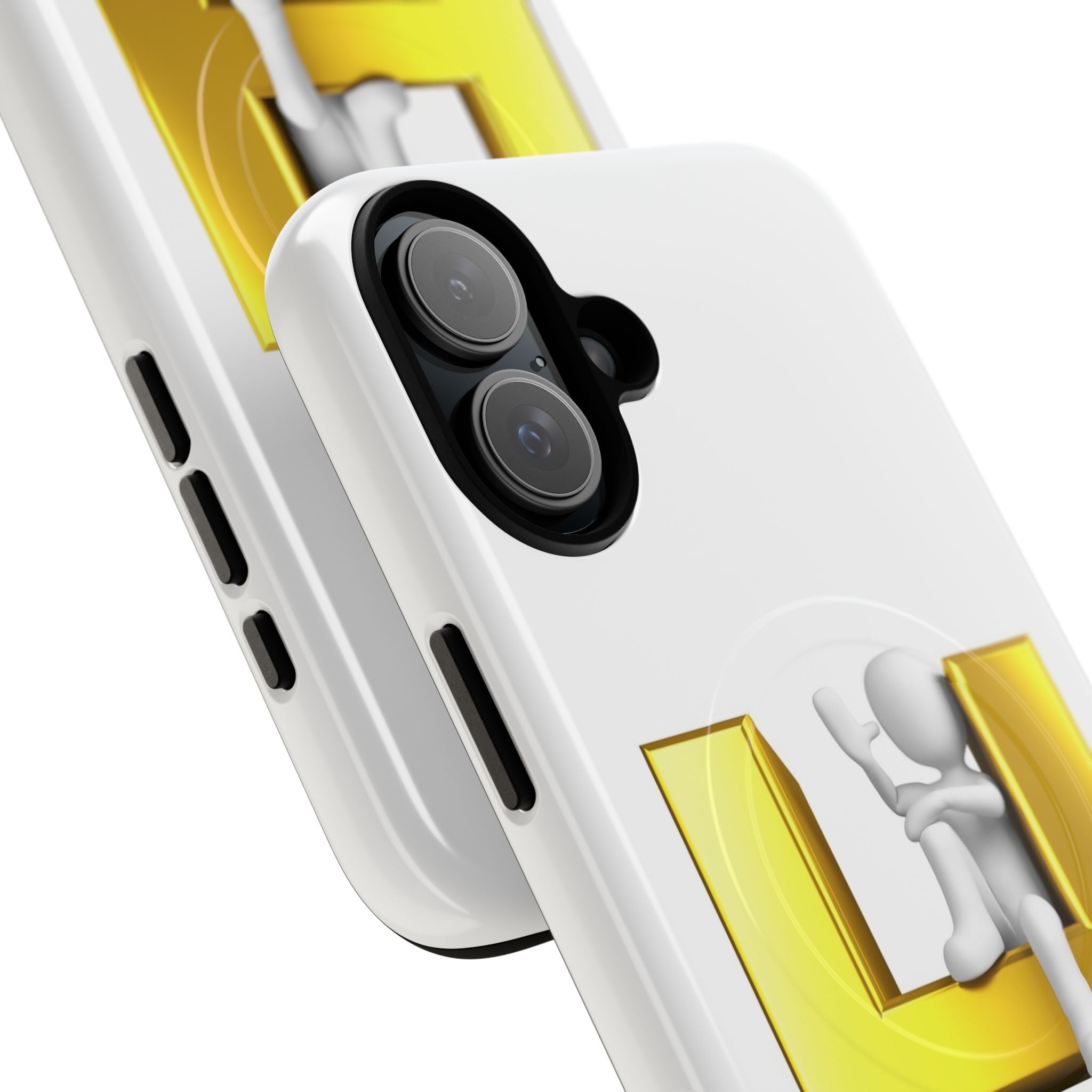 Gold Letter H Climber Phone Case | Tough Magnetic Case