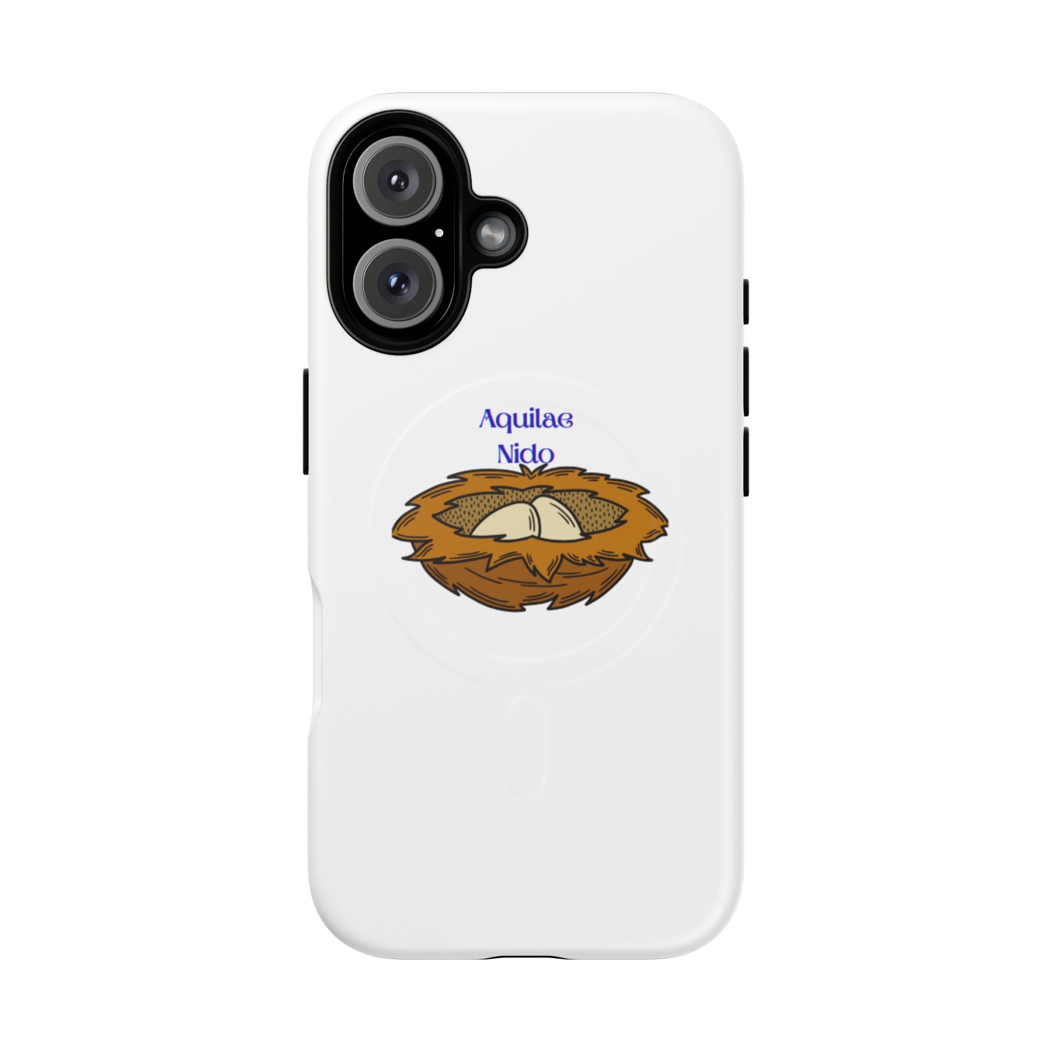 Coque de téléphone illustration nid d'oiseau | Coque magnétique robuste