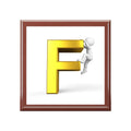 Climbing Letter F Jewelry Box | Monogram Initial Keepsake