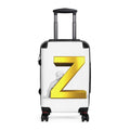 Gold 3D Letter Z Suitcase | Personalized Monogram Luggage