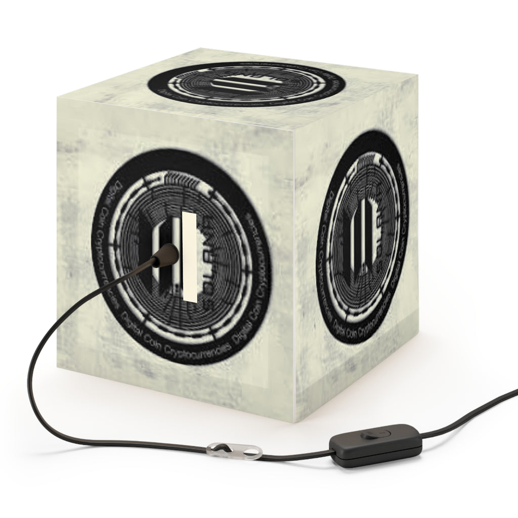 Solana Logo Light Cube Lamp | Cryptocurrency Crypto Nightlight
