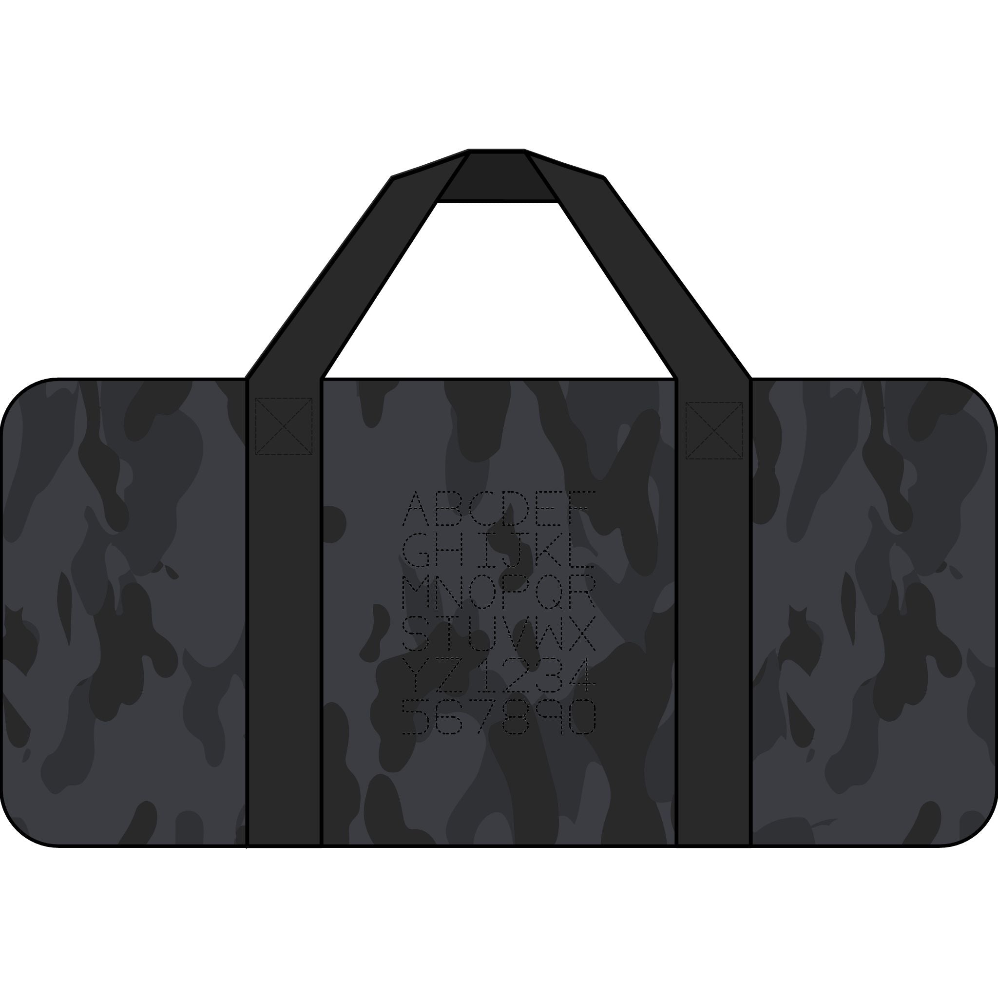 Sac de voyage/sport/week-end Tripper Duffel Camouflage avec sangle damier