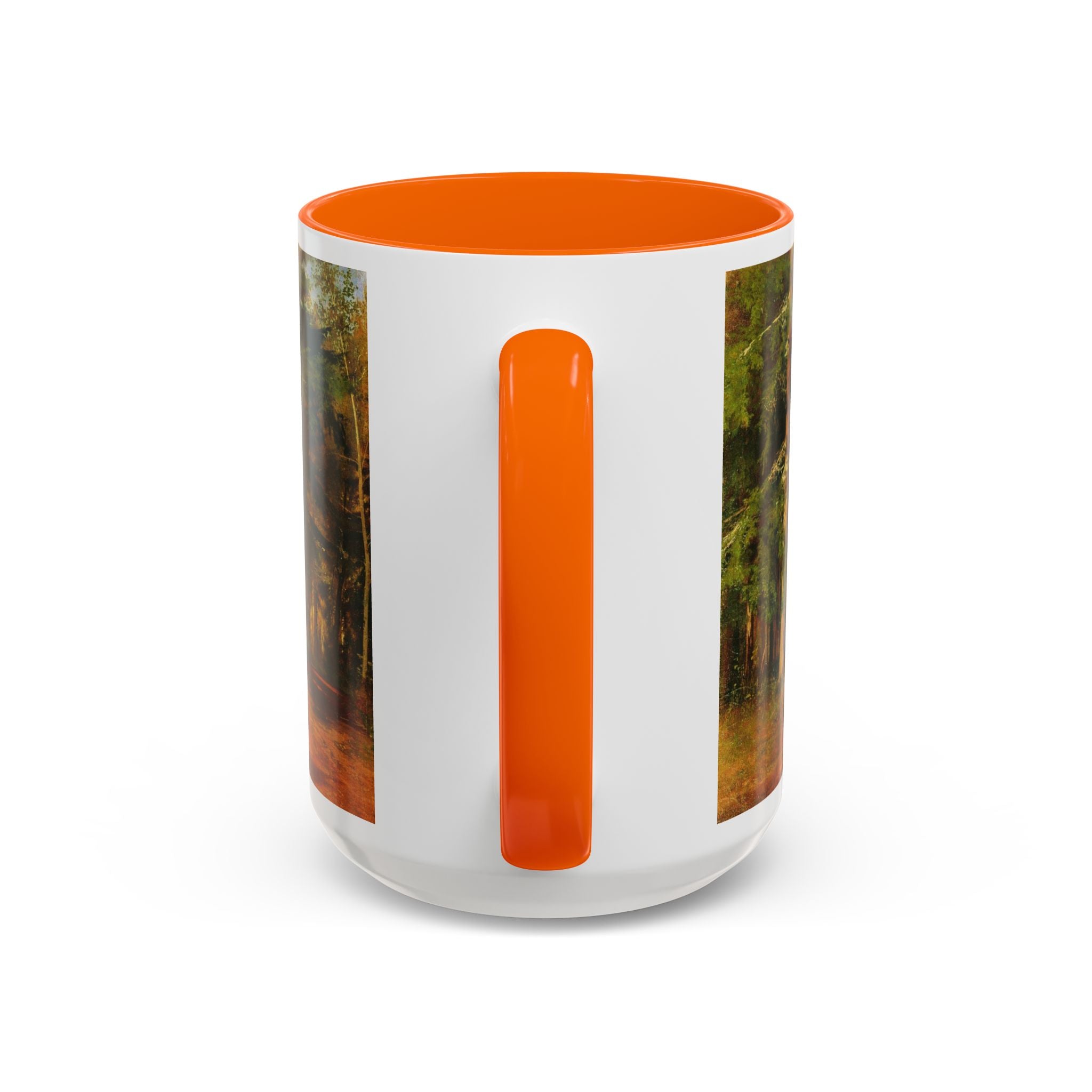 Waldweg-Malerei Tasse | Akzent-Kaffeetasse 11oz 15oz