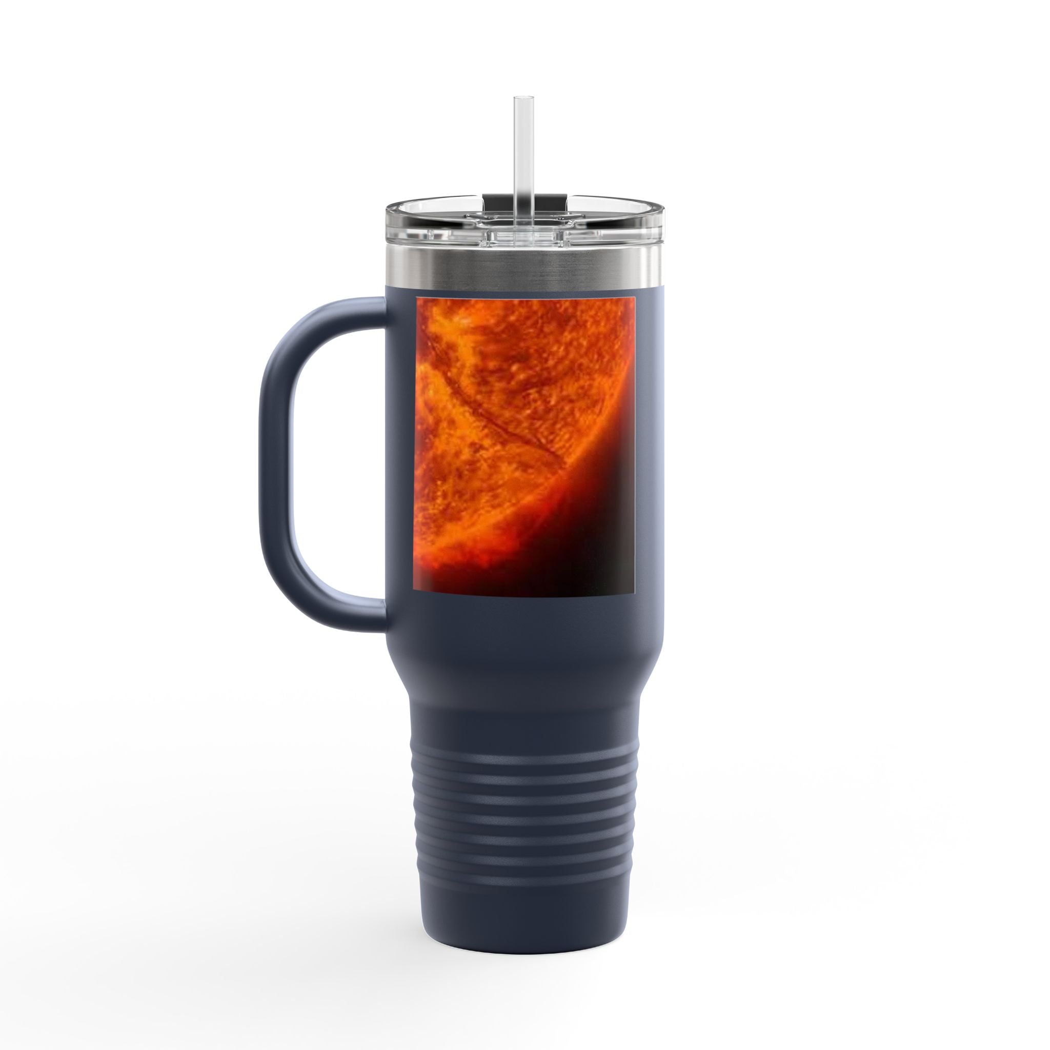Solar Close-Up Sun Photo Travel Mug, 40oz Insulated Tumbler