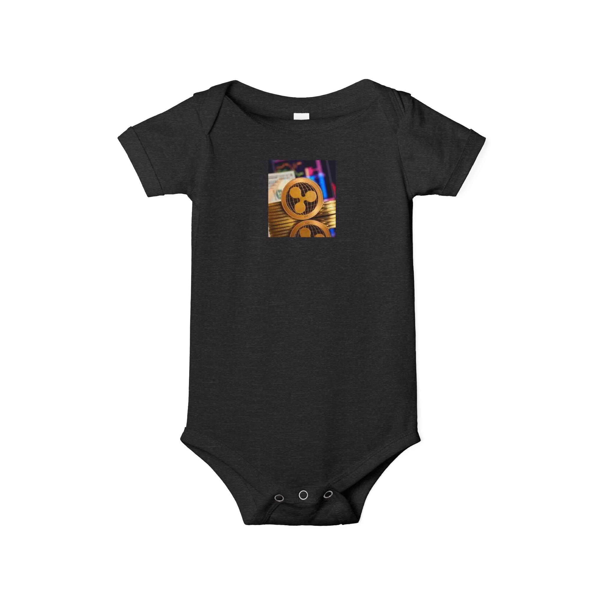 Grenouillère pour bébé avec logo de la cryptomonnaie XRP Ripple