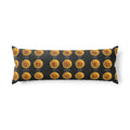 Cryptocurrency Coin Pattern Body Pillow | Bitcoin Ethereum Litecoin Decor