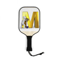 Gold Letter M Design Pickleball Paddle Set | Pickleball Kit