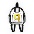Gold Letter Q Clear Stadium Backpack | Transparent School Bag