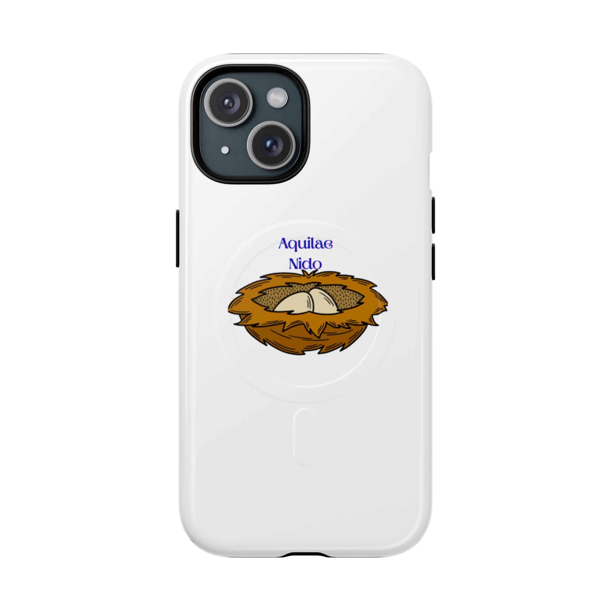 Coque de téléphone illustration nid d'oiseau | Coque magnétique robuste
