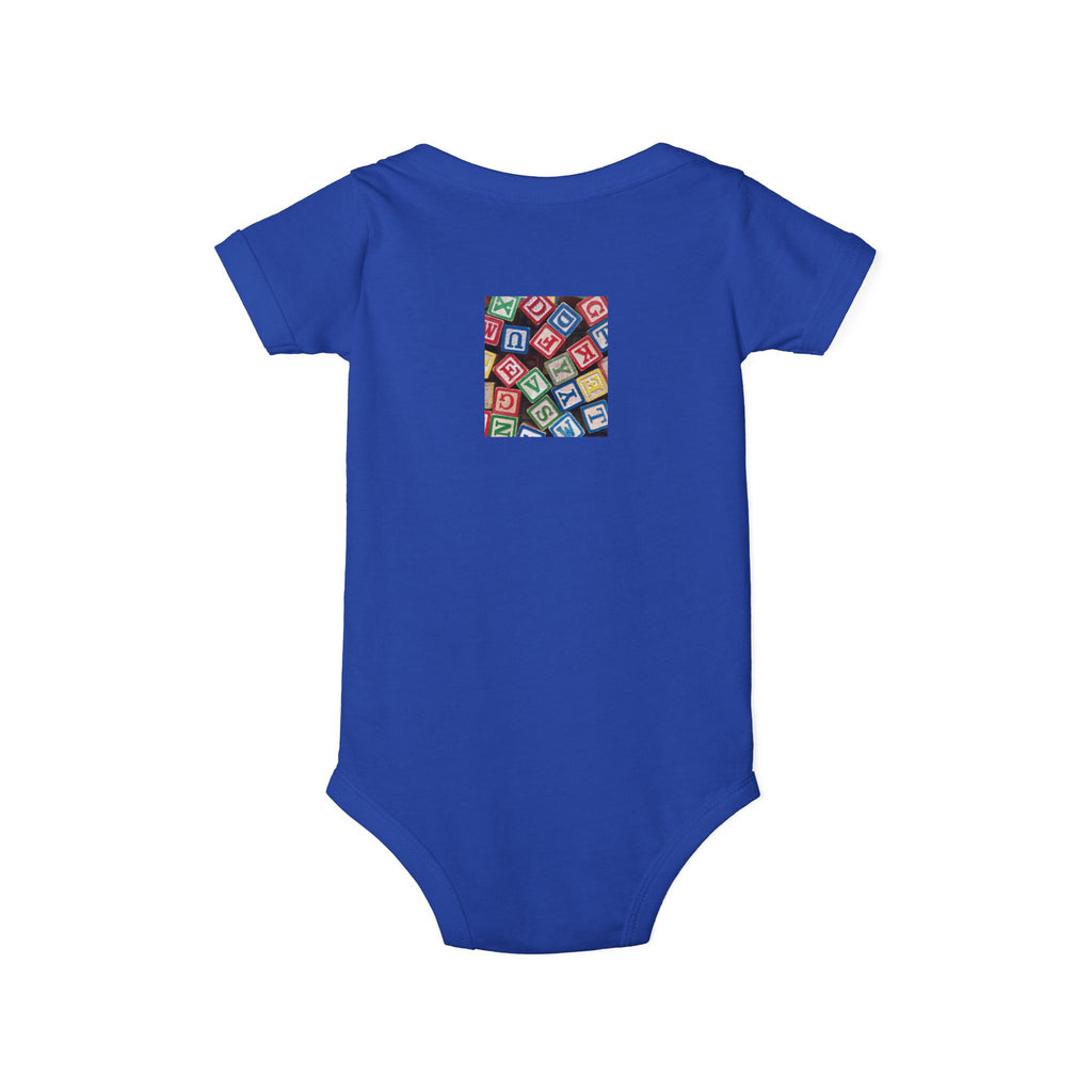 Colorful Alphabet Blocks Infant One Piece | Baby Bodysuit