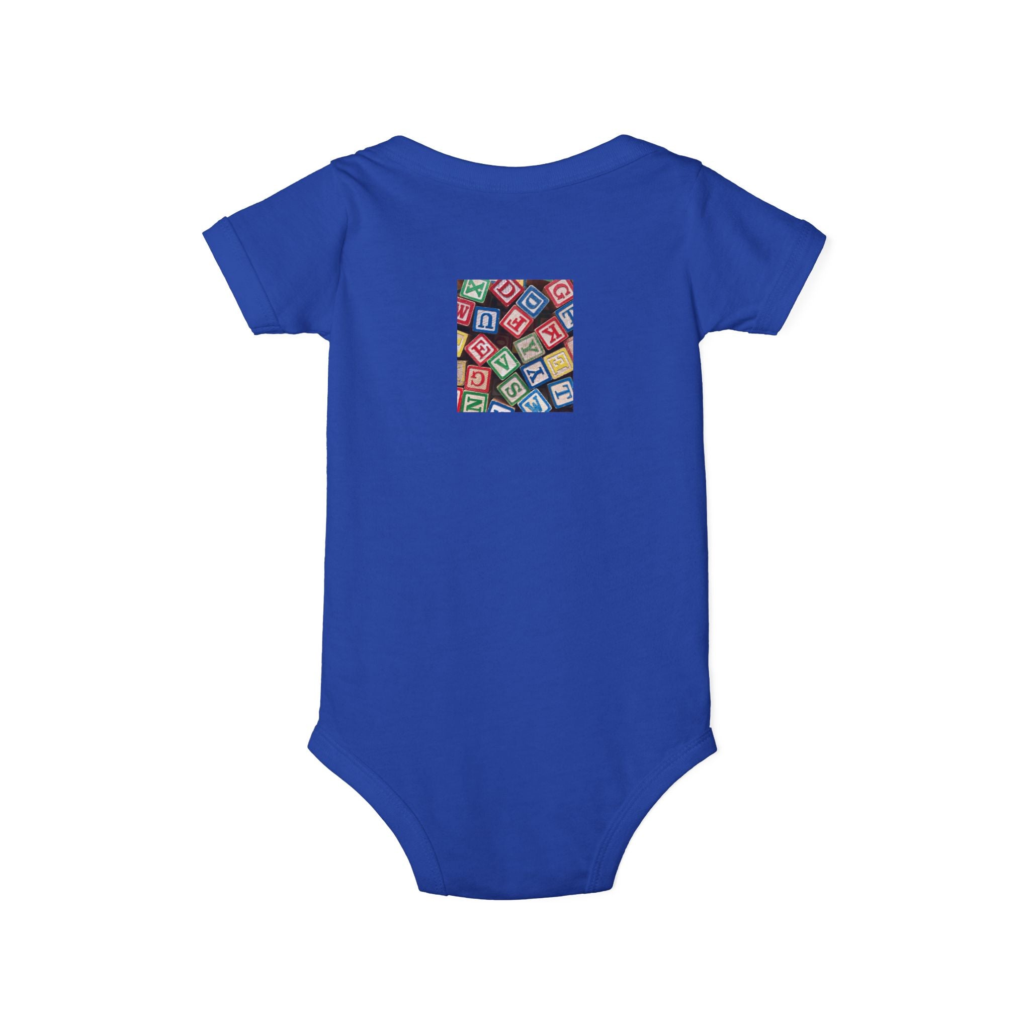 Colorful Alphabet Blocks Infant One Piece | Baby Bodysuit
