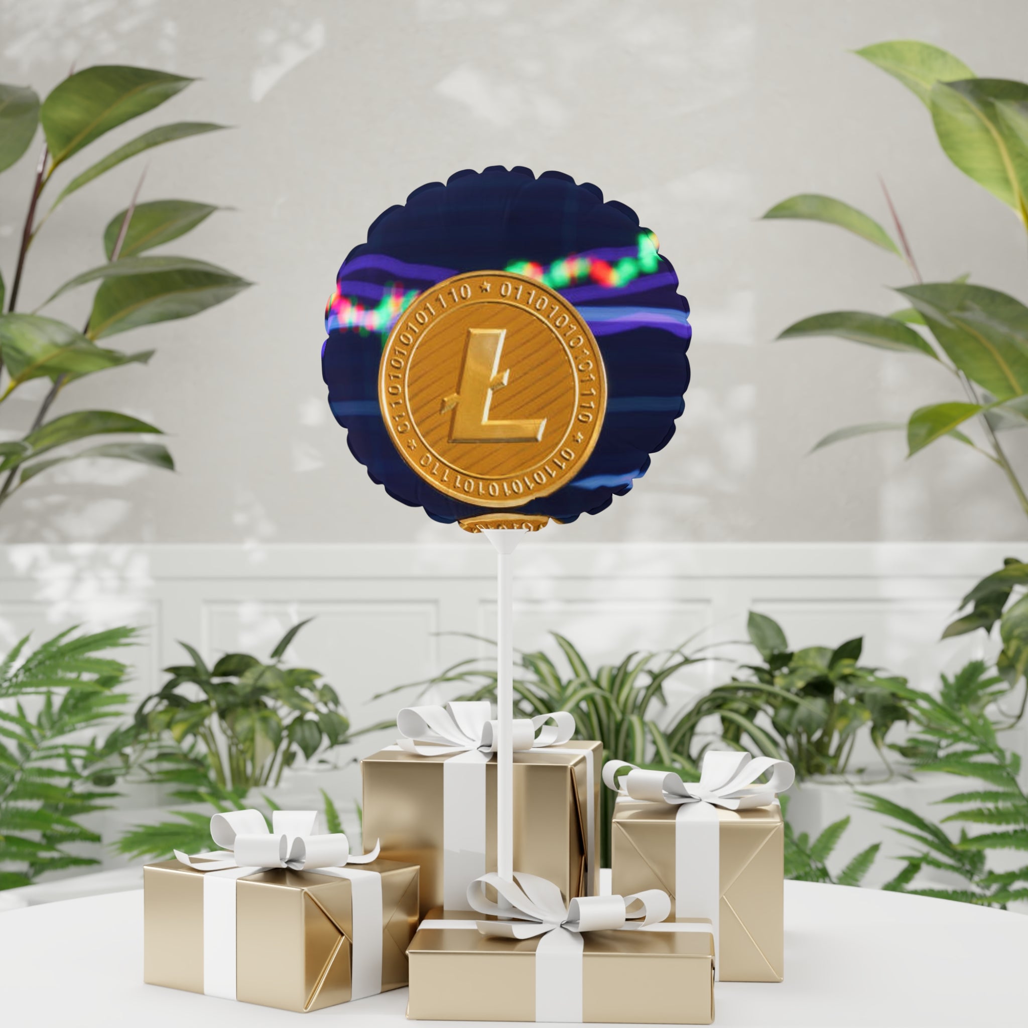 Litecoin Coin Balloon Round 11" | Cryptocurrency Mylar Balloon