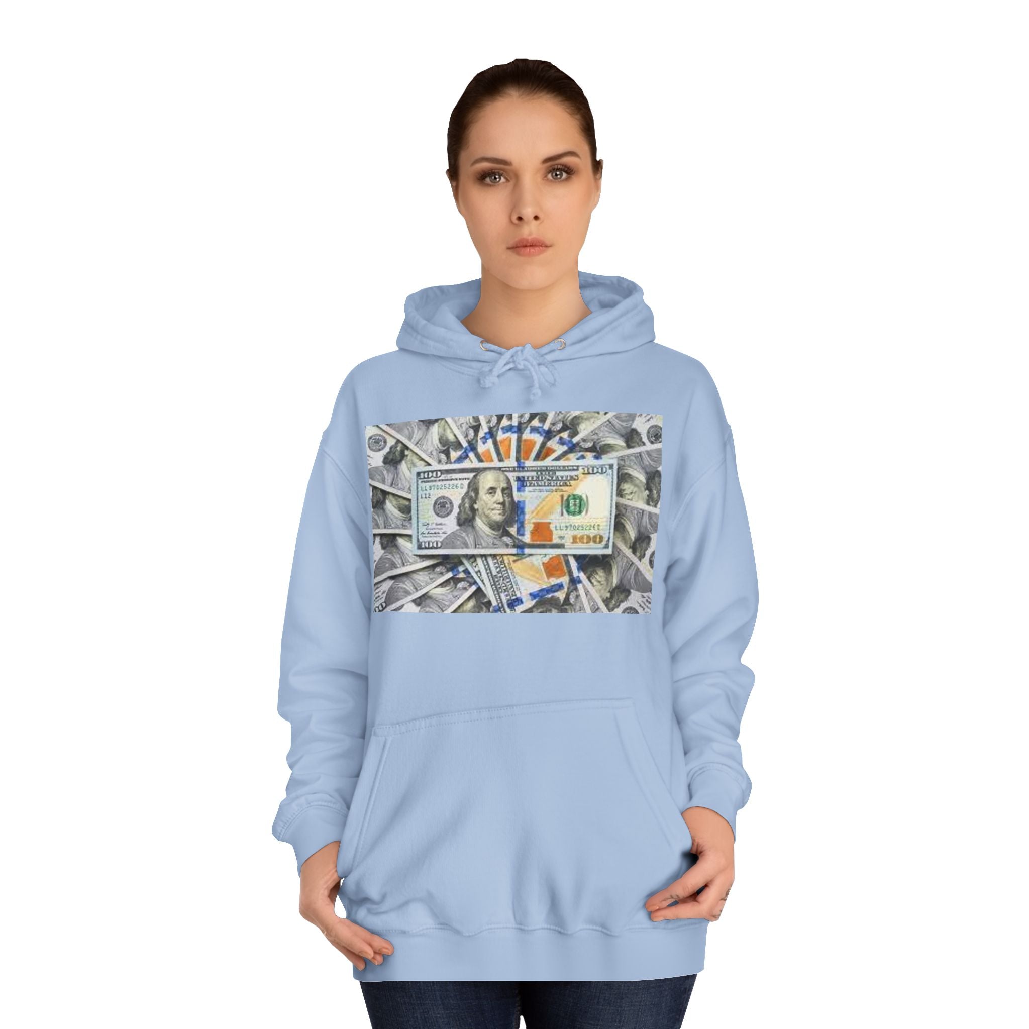 Hundred Dollar Bill Hoodie | Money Graphic Sweatshirt